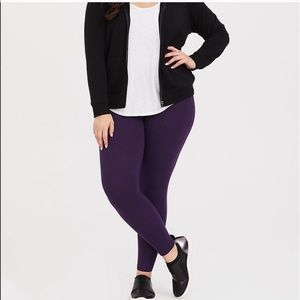 Torrid Purple Full Length Premium Leggings